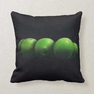 Coussin Cinq pommes vertes