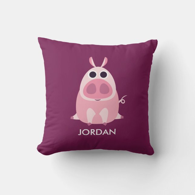 Coussin Circonspect le porc (Recto)