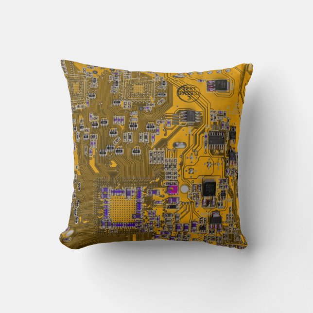 Coussin Circuit imprimé circuit imprimé circuit circuit ci (Recto)