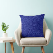 Coussin Circuitrie - Bleu Bébé sur Deep Navy (Chaise)