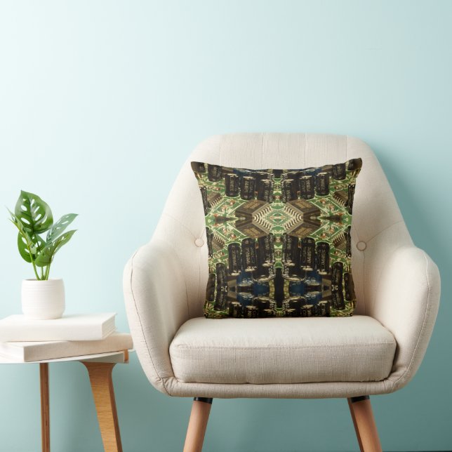 Coussin Circuits informatiques (Chaise)