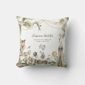 Coussin Cirque Carnaval | Statistiques de naissance en for (Recto)