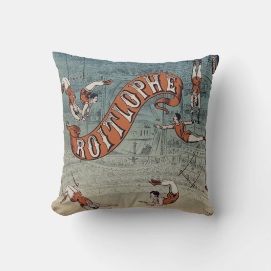 Coussin Cirque Victorien Vintage (Recto)