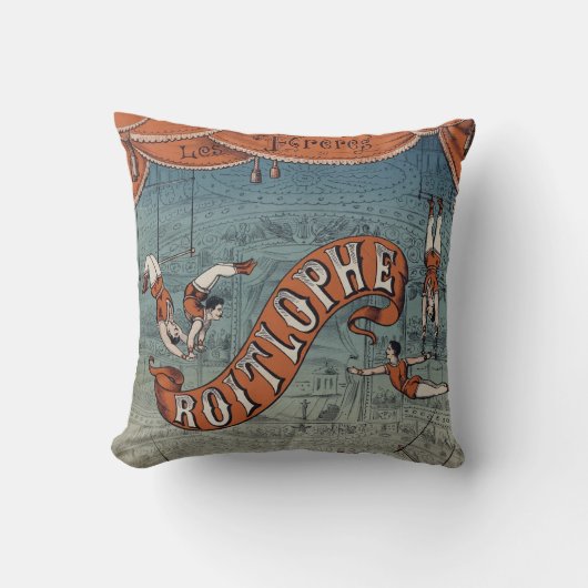 Coussin Cirque Victorien Vintage (Recto)