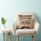 Coussin Citation d'amour pour petit ami, citation d'annive (Chaise)