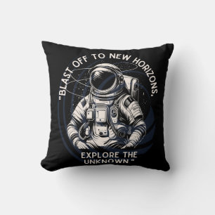COUSSIN CITATION D'ASTRONAUTE, DÉCOLLAGE VERS DE NOUVELS H