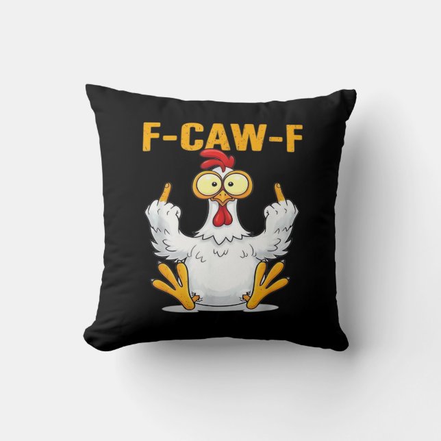 Coussin Citation de Cocorico Mème Classique (Recto)