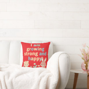 Coussin Citation de encouragement doux pour les esprits en