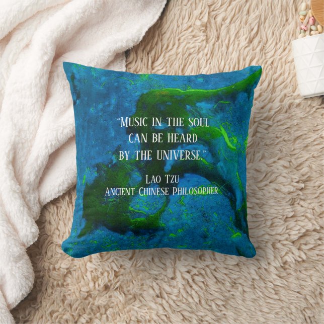 Coussin Citation de Lao Tzu (Couverture)
