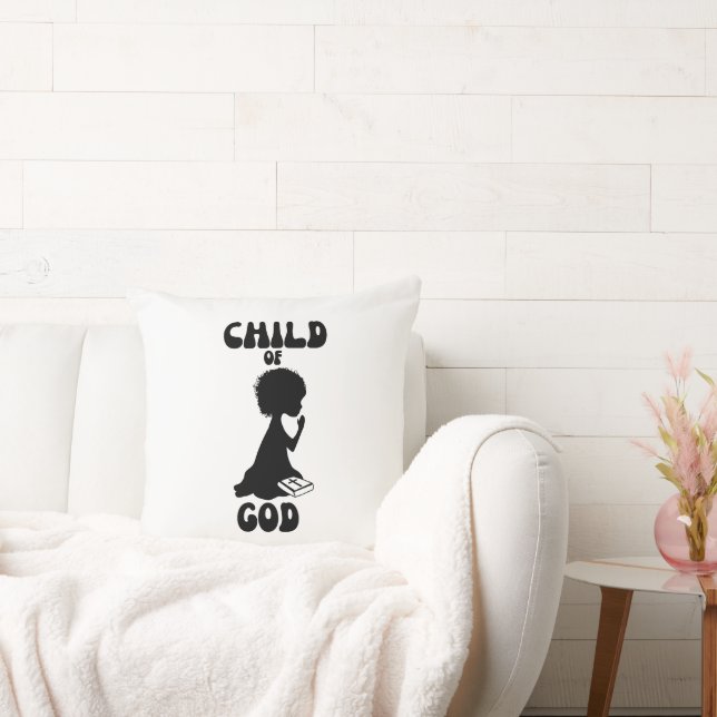 Coussin Citation De L'Enfant De Dieu (Canapé)