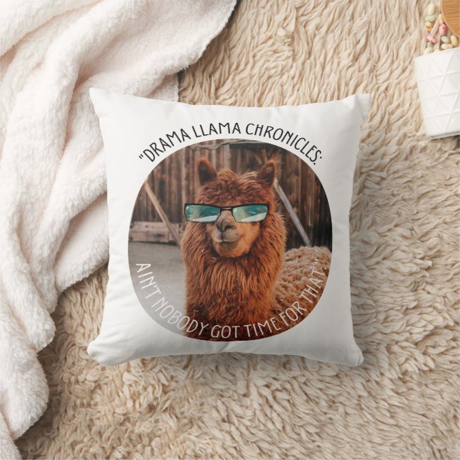 Coussin citation de llama (Couverture)