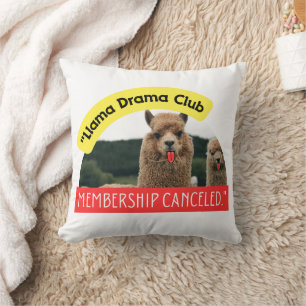 Coussin citation de llama
