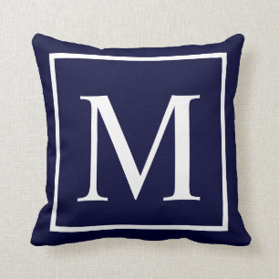 Coussin Citation de monogramme de personnaliser sur le