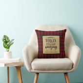 Coussin Citation de motivation inspirée Lumberjack Buffalo (Chaise)