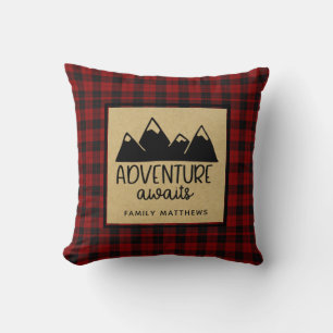 Coussin Citation de motivation inspirée Lumberjack Buffalo
