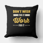 Coussin Citation de succès motivationnel (Recto)