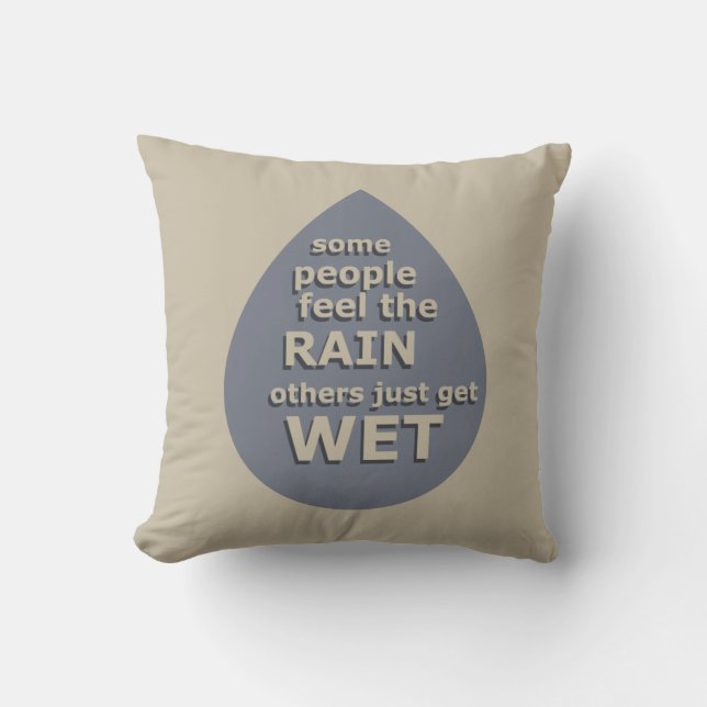 Coussin Citation de vie motivante (Recto)