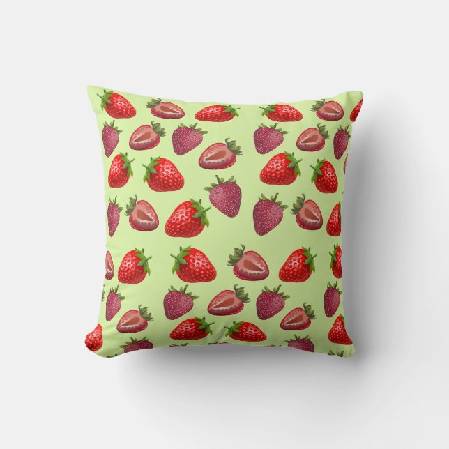 Coussin Citation drôle de chat mignon ronronnant été (Recto)