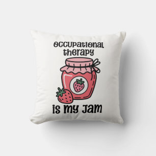 Coussin Citation drôle d'ergothérapie