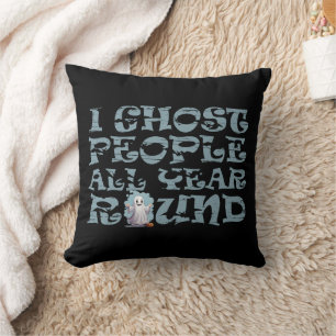Coussin Citation drôle d'Halloween