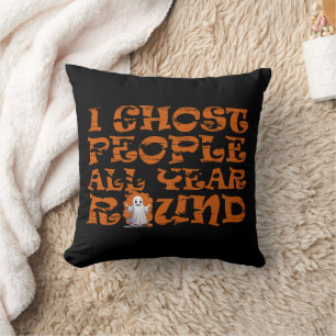 Coussin Citation drôle d'Halloween