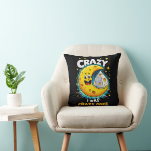 Coussin Citation drôle pour les amateurs de fromage