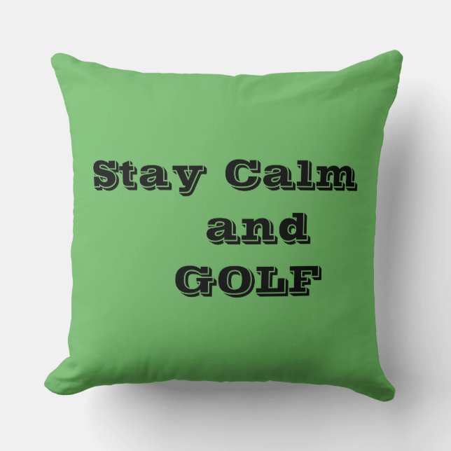 Coussin Citation GOLF Pillow (Recto)