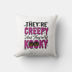 Coussin Citation Halloween Créatif Effrayant Drôle Vintage