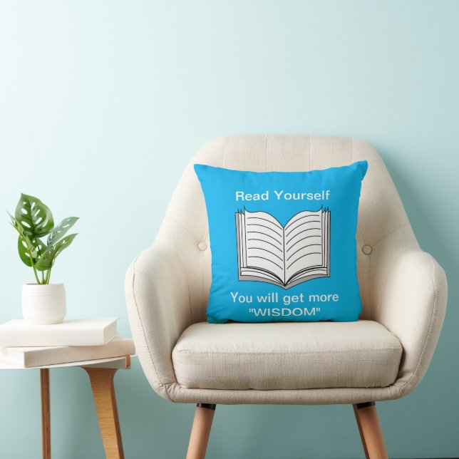 Coussin Citation Inspirante à Lire Vous-Même (Chaise)