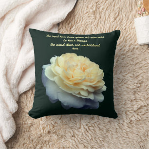 Coussin Citation Inspirante Rumi sur l'Âme et l'Esprit