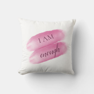 Coussin Citation Inspirante Simple Je Suis Assez Affirmati