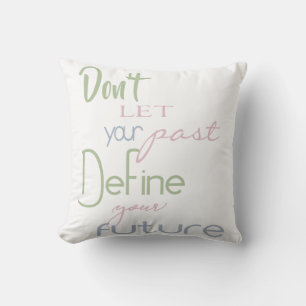 Coussin Citation Inspiration - Définir votre avenir