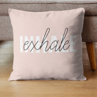 Citation moderne Pastel Pink Inhale Exhale
