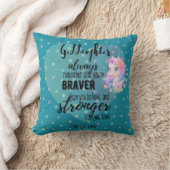 Coussin Citation Motivationnelle de GODDAUGHTER Unicorn Tu (Couverture)