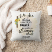 Coussin Citation motivationnelle de l'adolescent GODDAUGHT (Couverture)