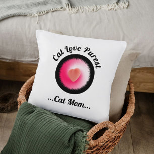 Coussin Citation personnalisée pour amateurs de chats anim