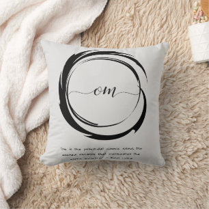Coussin Citation zen : Sagesse et méditation