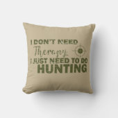 Coussin citations de chasse disant chasseur amant (Recto)