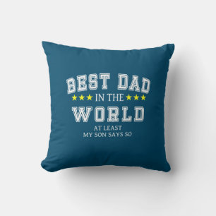 Coussin Citations de grand-père   Meilleur papa du monde
