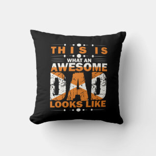 Coussin Citations de grand-père   Quel père génial