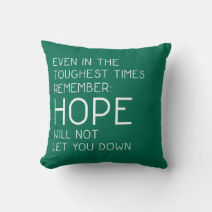 Coussin Citations d'espoir