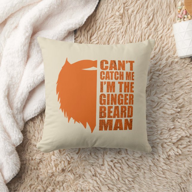 Coussin citations drôles de ginger bebe man (Couverture)