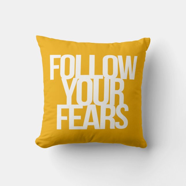 Coussin Citations inspirées et de motivation (Recto)