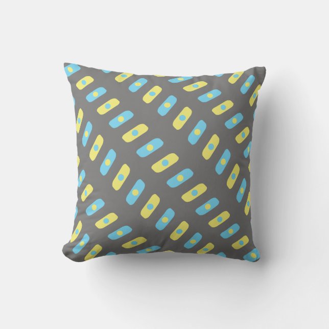 Coussin Citron bleuté (Recto)