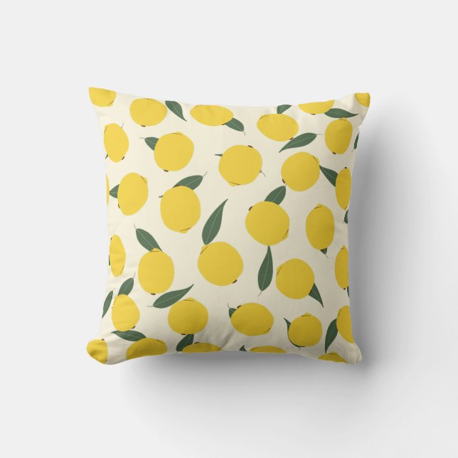 Coussin Citron frais (Recto)