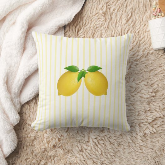 Coussin Citrons Main Squeeze (Couverture)