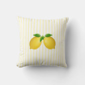 Coussin Citrons Main Squeeze (Recto)