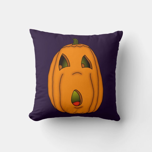 Coussin Citrouille 2© (Recto)