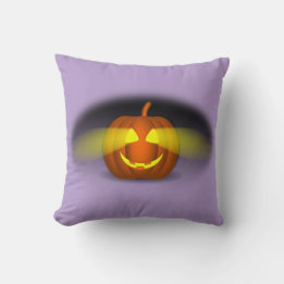 Coussin Citrouille brillant -