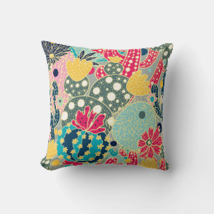 Coussin Citrouille d'aquarelle vintage : Motif d'automne